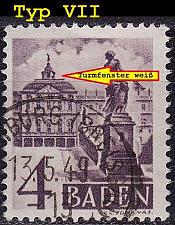 Buy GERMANY Alliiert Franz. Zone [Baden] MiNr 0029 ya VII ( O/used )