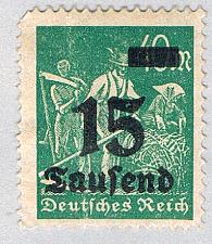 Buy Germany 243 Unused 15 over 40 2 1923 (G0679)+