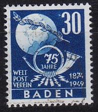 Buy GERMANY Alliiert Franz. Zone [Baden] MiNr 0057 ( O/used ) [02] Post