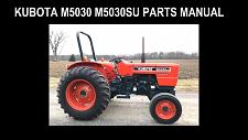 Buy KUBOTA M5030 TRACTOR PARTS MANUALS - 840pg for M 5030 Repair w Exploded Diagrams