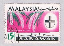 Buy Malaysia Sarawak 126 Used Different Orchids (BP24714)