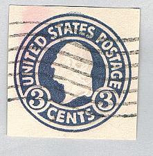 Buy US Used Cut square Washington violet 3c (BP84202)