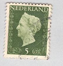 Buy Netherlands Used Queen wilhelmina green 5 (BP88511)