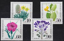 Buy GERMANY BUND [1980] MiNr 1059-62 ( **/mnh ) Blumen