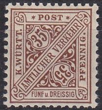 Buy GERMANY Württemberg [Dienst] MiNr 0256 ( */mh )
