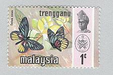 Buy Malaysia Trengganu 96 Butterflies MNH 1 (BP97225)