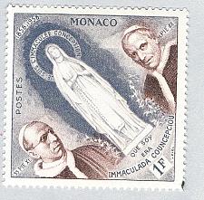Buy Monaco 412 Unused Popes Pius IX and XII 2 1958 (BP62012)