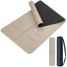 Buy Natural Rubber Yoga Mat Non Slip Non Toxic 72’'x26.8''x5mm Hot Yoga, Pilat...