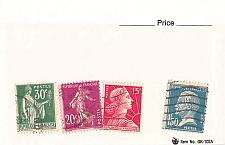 Buy France 4 different of 4 total stamps included (SC0_257)