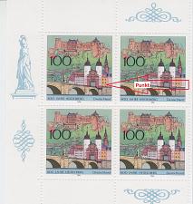 Buy GERMANY BUND [1996] MiNr 1868 F01A I ( **/mnh ) [02] Plattenfehler