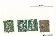 Buy France 3 different of 4 total stamps included (SC0_322)