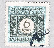 Buy Croatia J16 Used Postage Due 6k 1943 (BP84132)