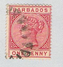 Buy Barbados 61 Used Queen Victoria 1882 CV 1.35 (BP77541)