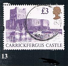 Buy Great Britain 1447A Used Carrickfergus Castle CV 3.00 (BP0013)
