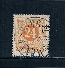 Buy Sweden 24 Used Numeral CV 42.50 (S0686)