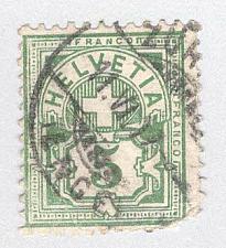 Buy Switzerland 72 Numeral 5 Used 1 (BP98206)