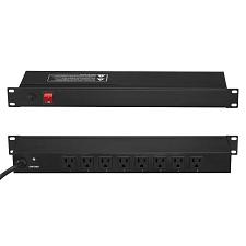 Buy VEVOR 8 Outlet Horizontal 1U Rack Mount PDU Power Strip for Network Server Ra...