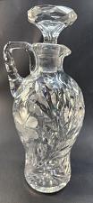 Buy Cut glass handled vintage decanter