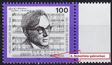 Buy GERMANY BUND [1992] MiNr 1637 F30 ( **/mnh ) Plattenfehler