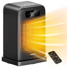 Buy MORENTO Space Heaters for Indoor Use 1500W Electric Heater Desk Heater with H...
