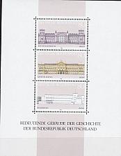 Buy GERMANY BUND [1986] MiNr 1287-89 Block 20 ( **/mnh ) Bauwerke