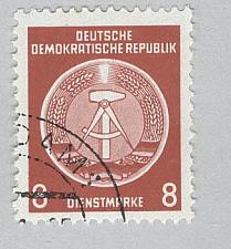 Buy Germany DDR Arms of the Republic red 8 Used (BP89829)