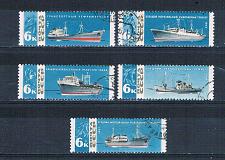 Buy Russia 3303-07 Used set Soviet Fishing Boats 1967 CV 1.50 (R0874)