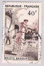 Buy France 802 Used Jai Alai 2 1956 (BP43712)