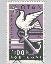 Buy Portugal Used NATO dove purple $1.00 (BP88419)