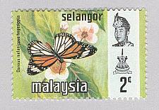 Buy Malaysia Selangor 129 Butterfly MNH (BP96512)