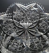 Buy ABP cut glass signed Hawkes bowl American tg112