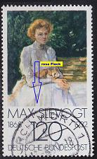 Buy GERMANY BUND [1978] MiNr 0988 F10 I ( O/used ) [04] Gemälde Plattenfehler