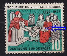 Buy GERMANY BUND [1957] MiNr 0256 F14 III ( O/used ) [01] Plattenfehler