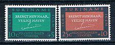 Buy Surinam B120-21 MNH set Safe Haven 1966 (S1215)+