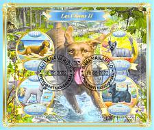 Buy Madagascar 2022 Sheet Dogs breeds 4 values (TS0107)