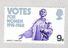 Buy Great Britain 565 MLH Statue of Mrs.Emmeline Pankhurst 1968 (BP72201)