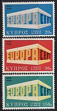 Buy ZYPERN CYPRUS [1969] MiNr 0319-21 ( **/mnh ) CEPT
