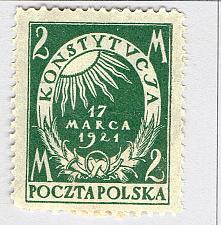 Buy Poland Symbol green 2 Used (BP92609)