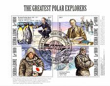 Buy Sierra Leone 2017 Sheet Polar Explorers Byrd David Henty 4 values (TS0123)