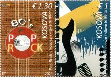 Buy Kosovo Stamps 2024. Pop Rock of the 80s. Music. Set MNH