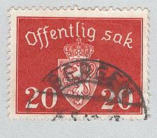 Buy Norway O37 Coat of Arms Used (BP93429)