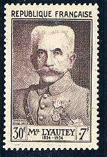 Buy France B281 Unused Marshal Layautey 1953 CV 11.50 (BP68911)