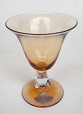 Buy Bryce tulip Aquarius Amber cocktail glass Crystal 4 piece set