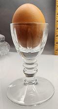Buy Hand cut glass egg cup