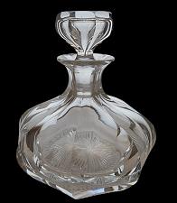 Buy Glass perfume bottle swirl