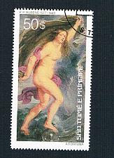 Buy St Thomas & Prince 446 Used Painting Ruben Nudes 1 1977 CV 4.75 (BP81802)