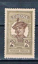 Buy Martinique 63 Unused Woman 1908 (M0378)+