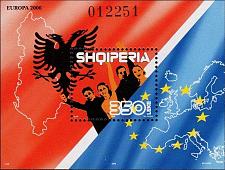 Buy Albania Stamps 2006. Europe CEPT: Europa Integration. Block MNH