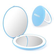 Buy wobsion Travel Compact MirrorPortable 1x/10x LED Makeup Mirror with Magnifica...