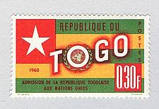 Buy Togo 386 MLH Flag 2 1961 (BP74501)